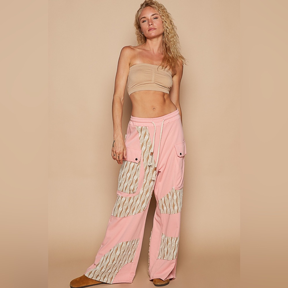 NWT patchwork POL drawstring pants! - Picture 5 of 5